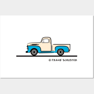 1952 Ford F 150 Color Posters and Art